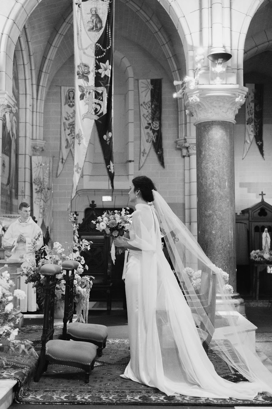 Voile de cérémonie religieuse personnalisé